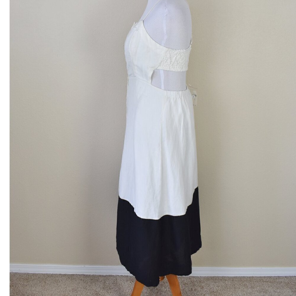 Maeve Colorblocked Contrast Midi Dress NEW - XL - Picture 6 of 10